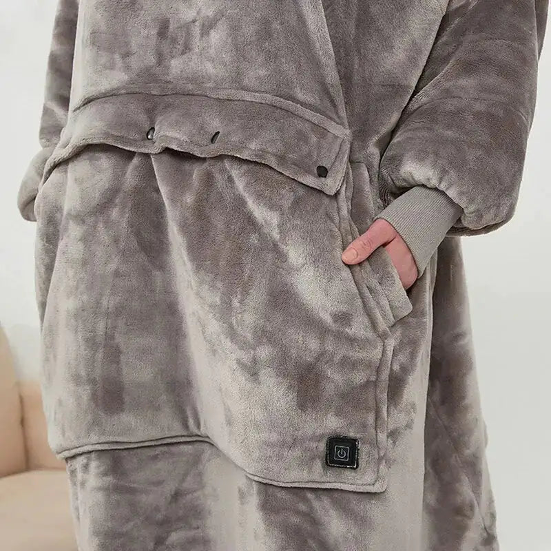 SnuggyHug - Heated Coral Fleece Blanket