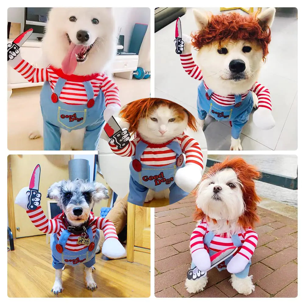 Chucky Halloween Pet Costume