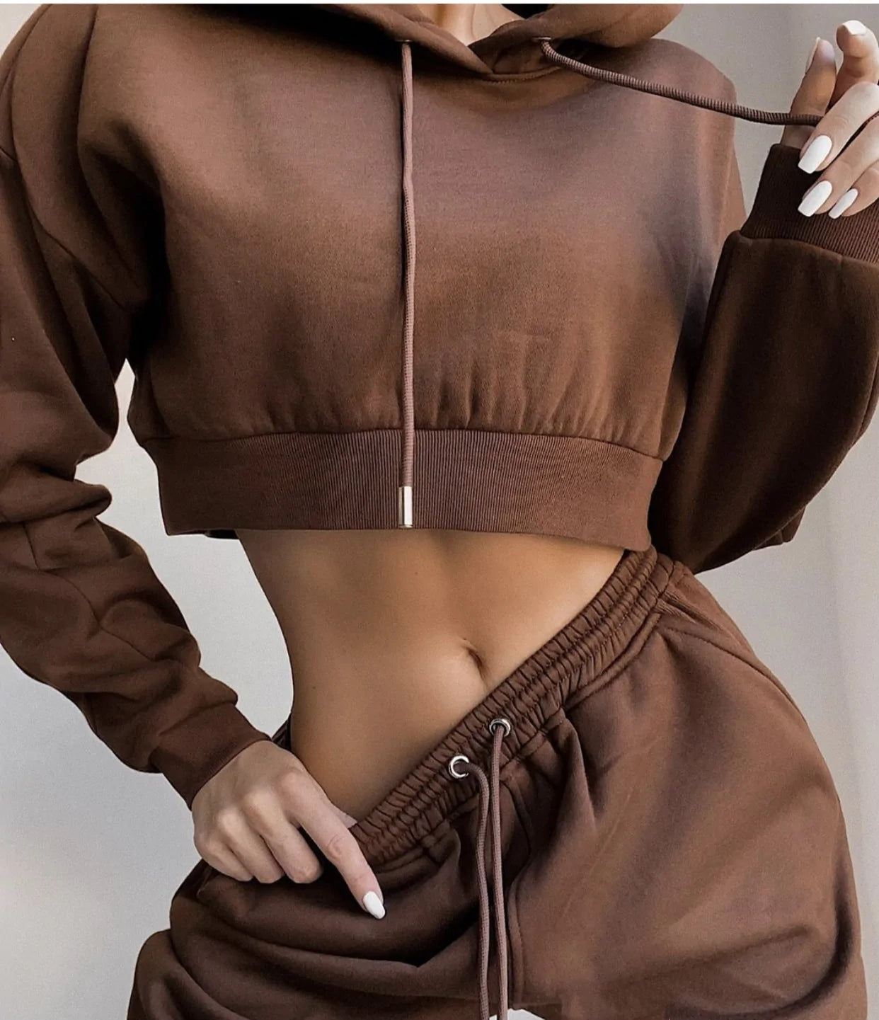 JADE set - Cropped Hoodie & Joggers 2 Piece set